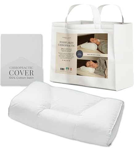 Amazon.com: FOSSFLAKES Nordic Sleep, Bed Pillow Hypoallergenic